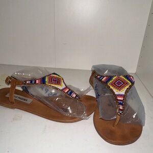 Steve Madden beaded sandals
